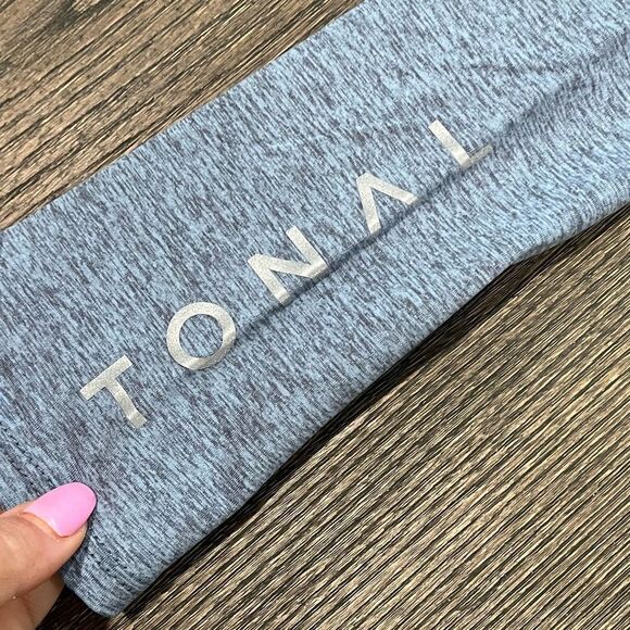 NWT Tonal Onzie Luxe Leggings Heathered Blue Size XS - Picture 2 of 6